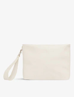 Whistles Avah Leather Clutch Bag