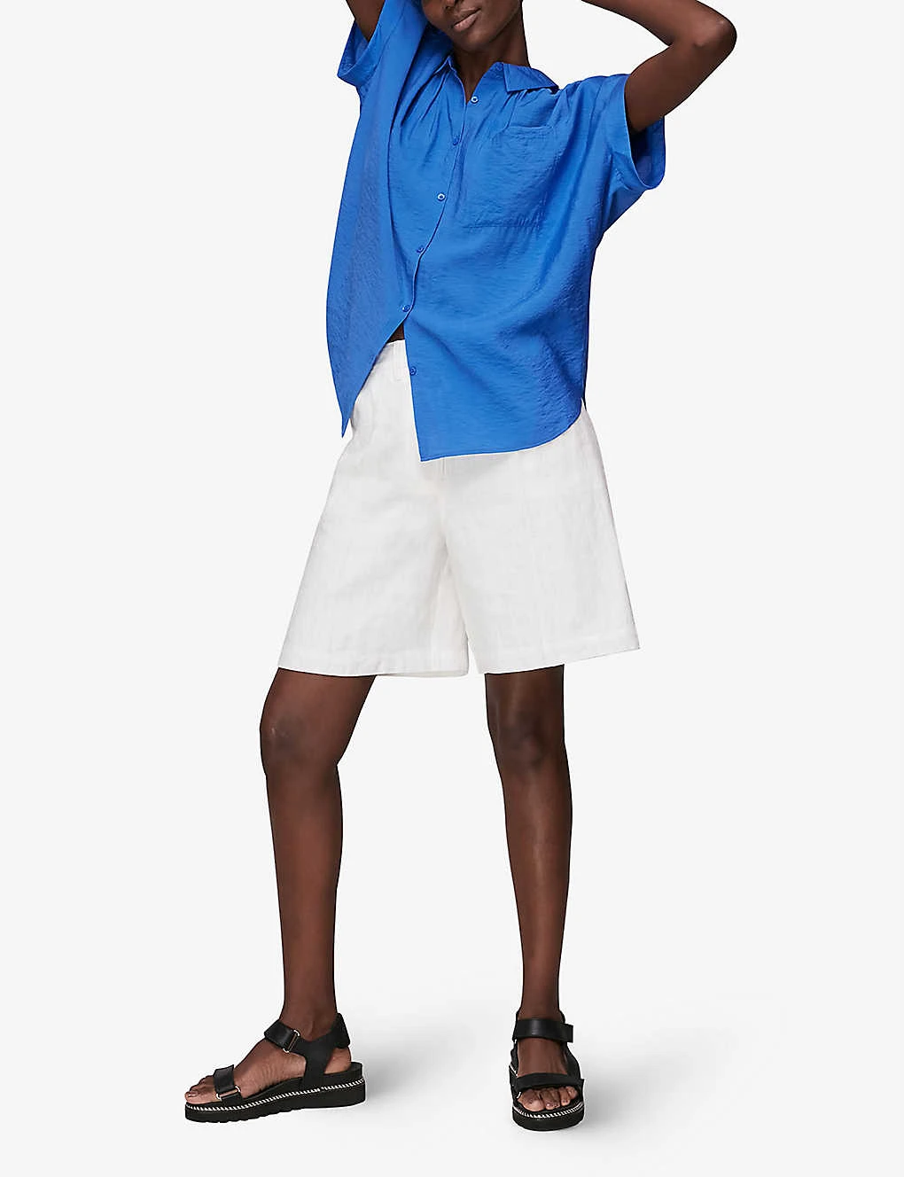 Whistles Nicola Button-through Woven Shirt 2 Whistles Nicola Button-through Woven Shirt - Image 2