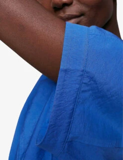 Whistles Nicola Button-through Woven Shirt 9 Whistles Nicola Button-through Woven Shirt -The Fashion Shop R03920209 BLUE ALT04