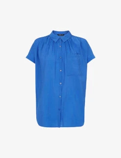 Whistles Nicola Button-through Woven Shirt