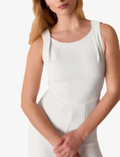 Whistles Thelma Wide-leg Woven Wedding Jumpsuit 10 Whistles Thelma Wide-leg Woven Wedding Jumpsuit -The Fashion Shop R03920210 CREAM ALT04