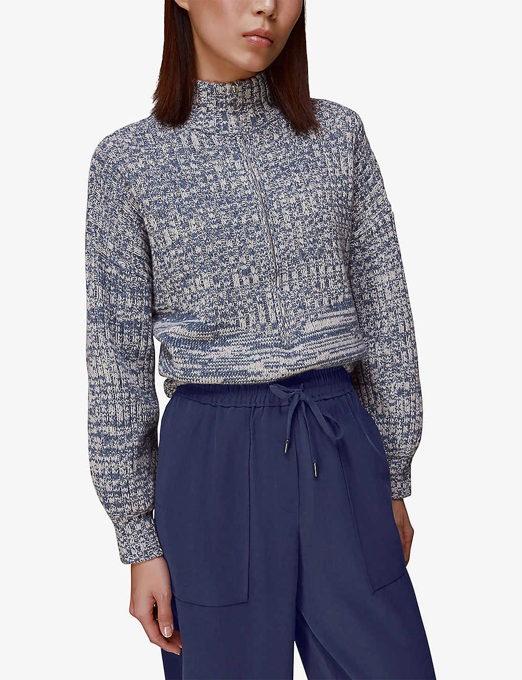 Whistles Madison Elasticated-waist Pocket-detail Woven Trousers 6 Whistles Madison Elasticated-waist Pocket-detail Woven Trousers - Image 6