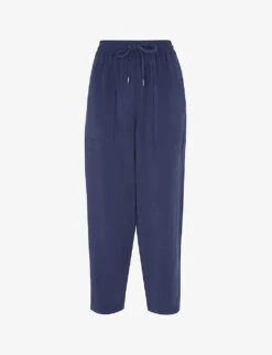 Whistles Madison Elasticated-waist Pocket-detail Woven Trousers