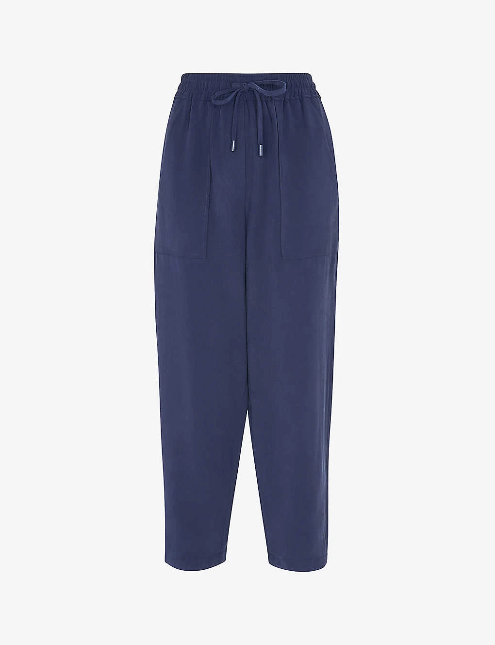Whistles Madison Elasticated-waist Pocket-detail Woven Trousers 1 Whistles Madison Elasticated-waist Pocket-detail Woven Trousers