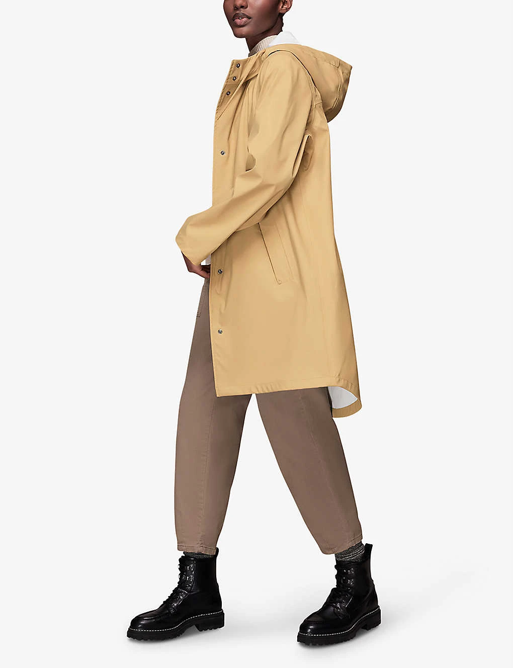 Whistles Lautner Hooded Shell Raincoat 2 Whistles Lautner Hooded Shell Raincoat - Image 2