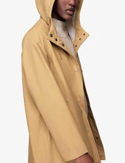 Whistles Lautner Hooded Shell Raincoat 10 Whistles Lautner Hooded Shell Raincoat -The Fashion Shop R03927207 TAN ALT04