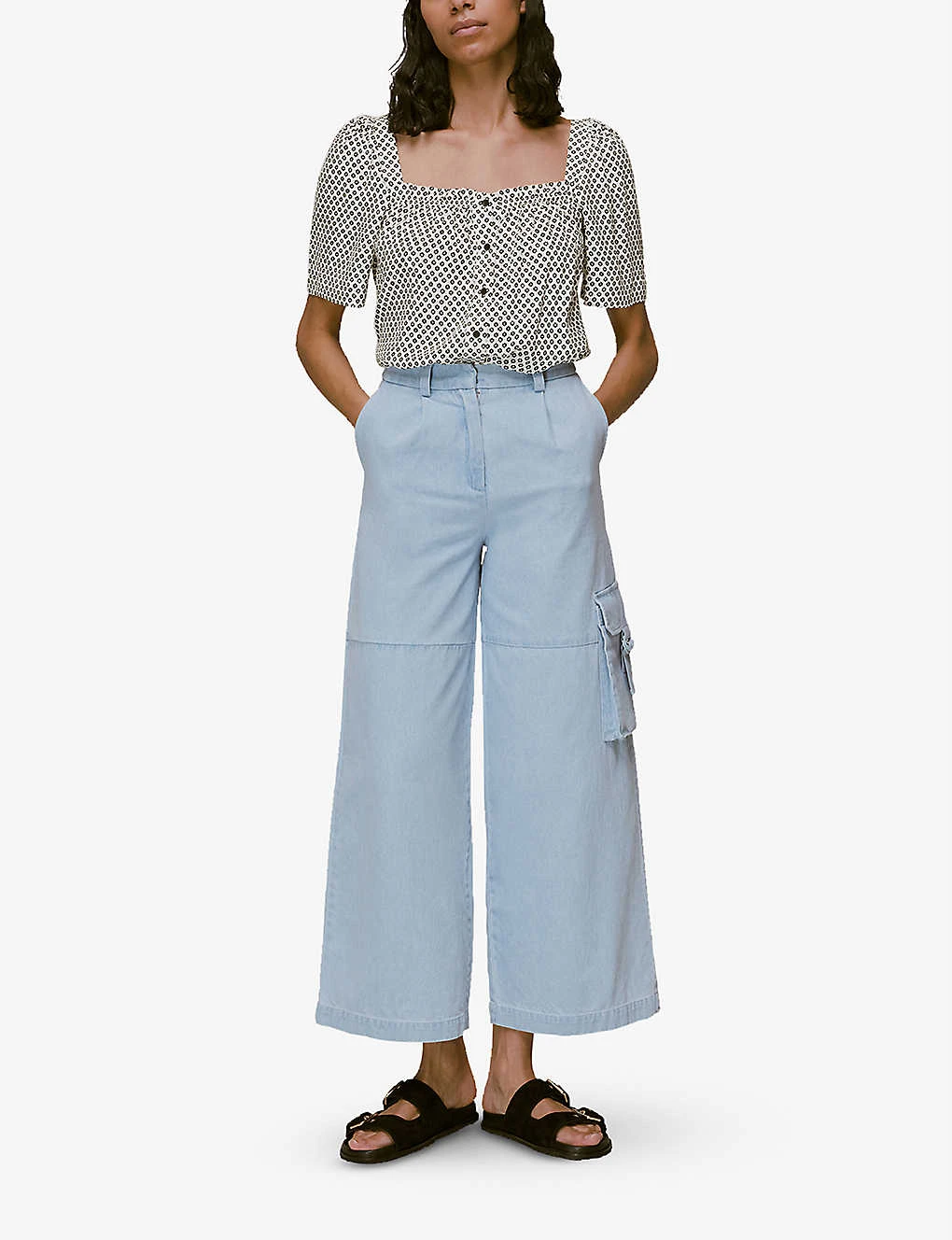 Whistles Tia Daisy-print Woven Blouse 2 Whistles Tia Daisy-print Woven Blouse - Image 2