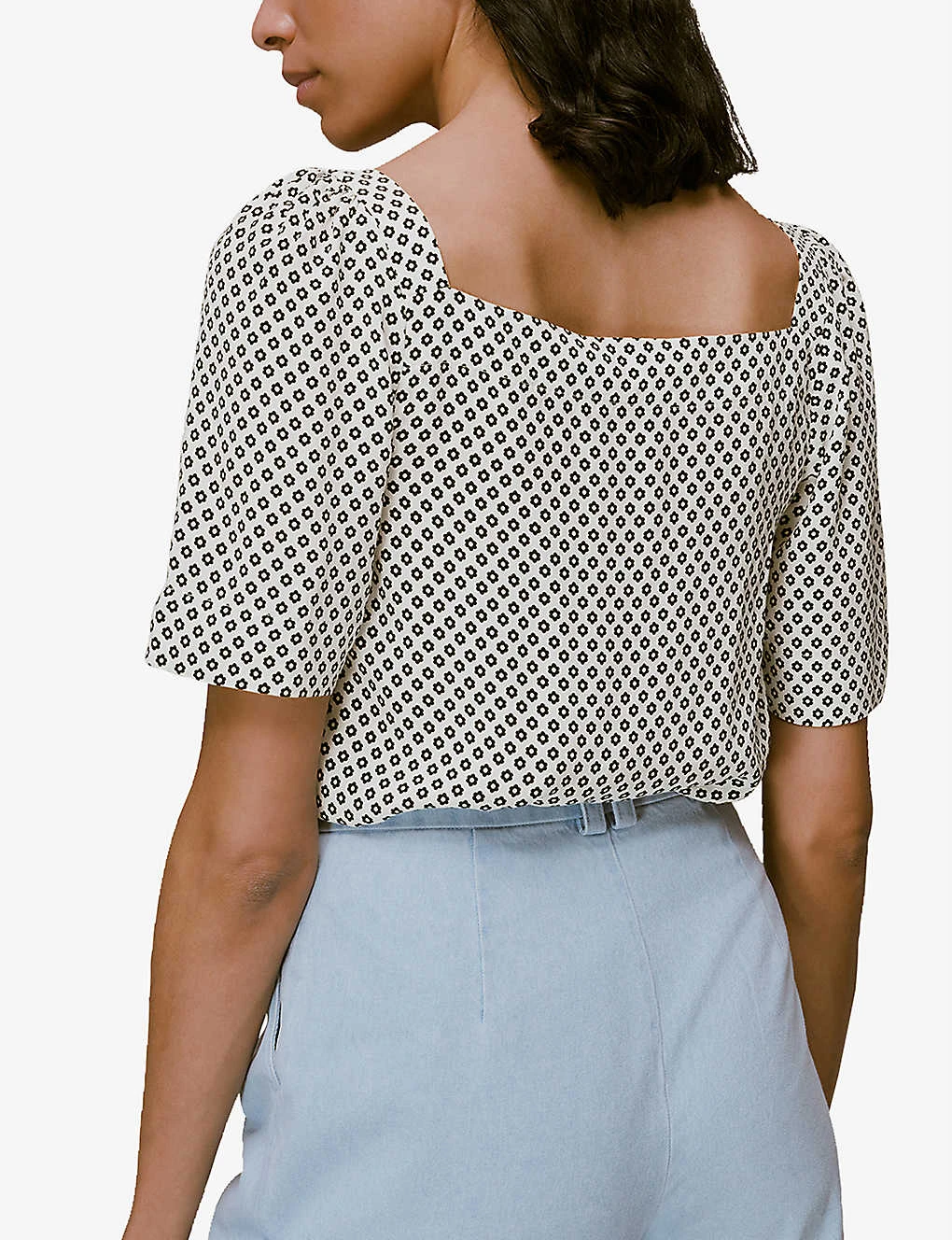 Whistles Tia Daisy-print Woven Blouse 4 Whistles Tia Daisy-print Woven Blouse - Image 4