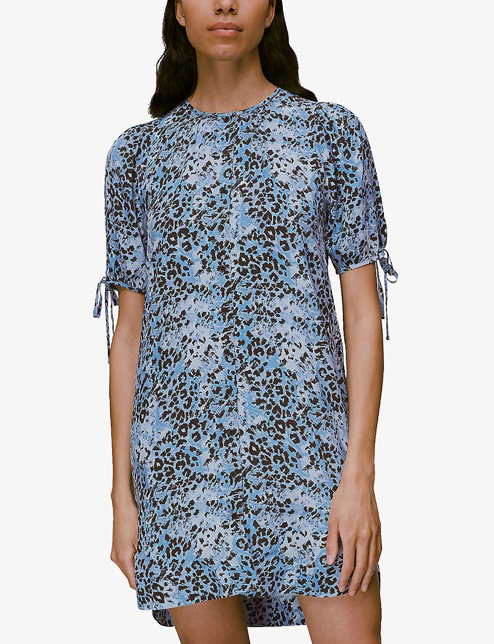 Whistles Hyena Spot Leopard-print Woven Dress 3 Whistles Hyena Spot Leopard-print Woven Dress - Image 3