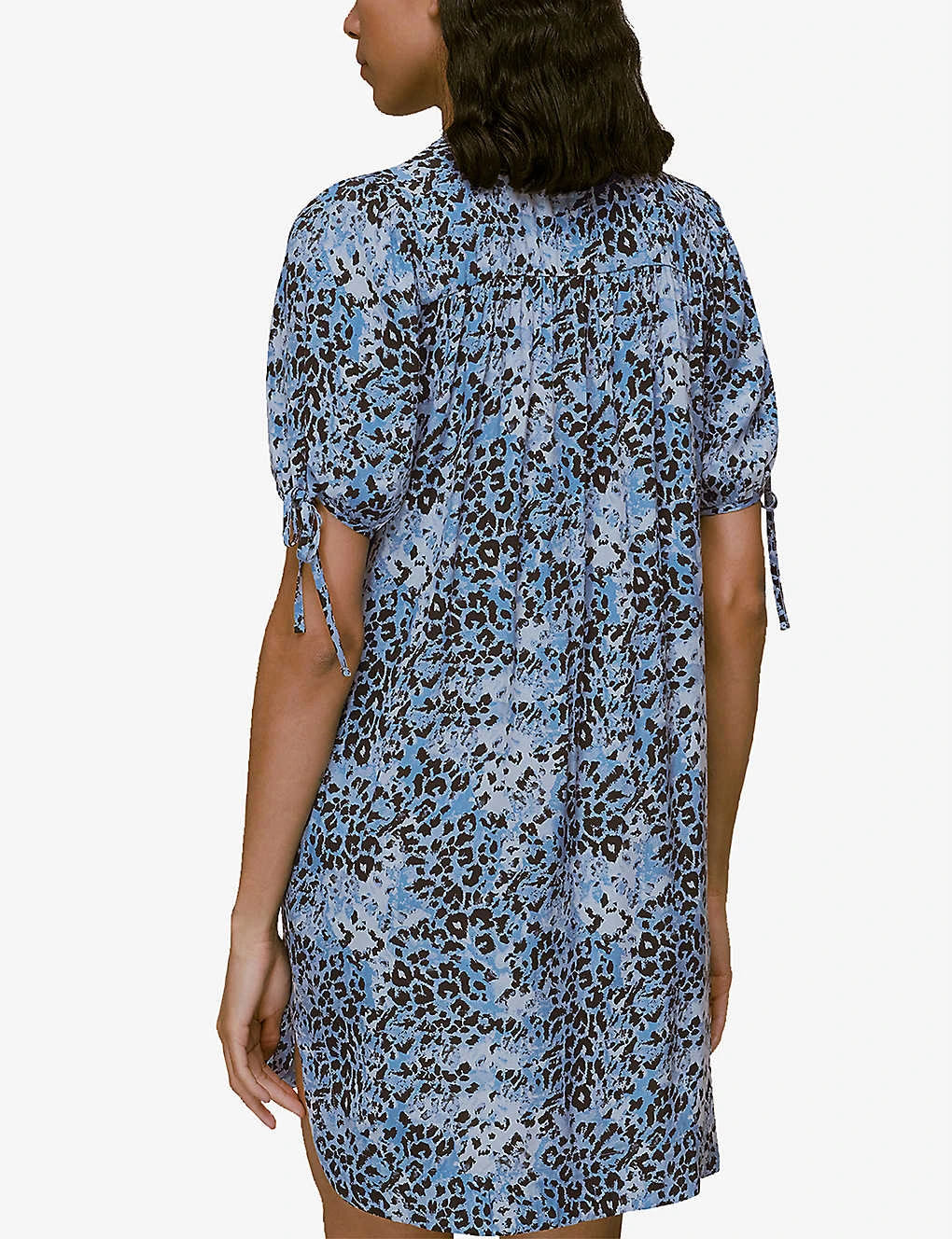 Whistles Hyena Spot Leopard-print Woven Dress 4 Whistles Hyena Spot Leopard-print Woven Dress - Image 4