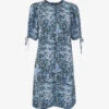 Whistles Hyena Spot Leopard-print Woven Dress