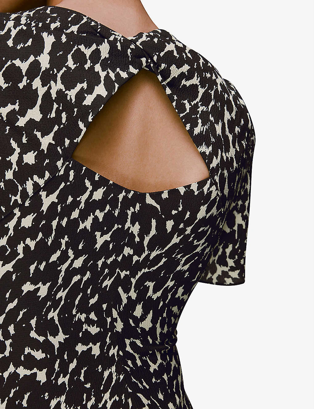 Whistles Alana Printed Recycled-polyester Midi Dress 6 Whistles Alana Printed Recycled-polyester Midi Dress - Image 6