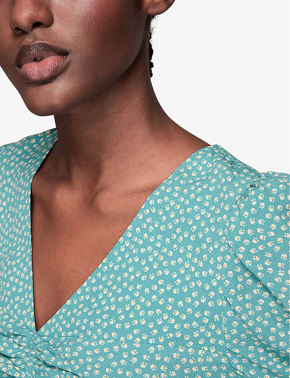 Whistles Ditsy Floral Print Crepe Top 5 Whistles Ditsy Floral Print Crepe Top - Image 5