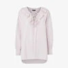Whistles Francesca Check-design Cotton Blouse