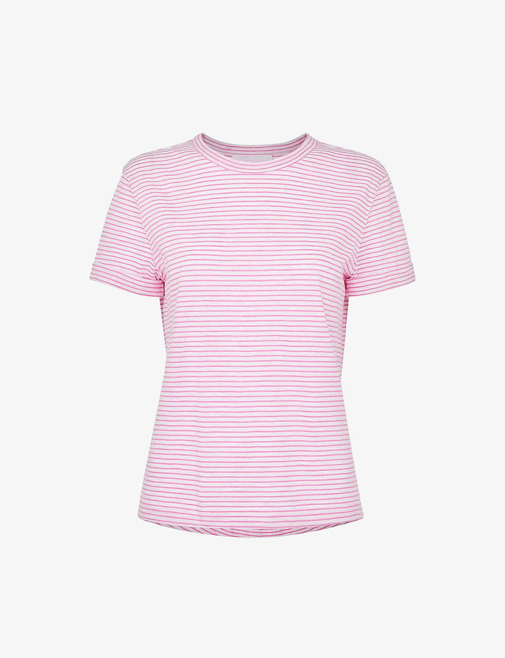 Whistles Emily Striped Cotton-jersey T-shirt 1 Whistles Emily Striped Cotton-jersey T-shirt