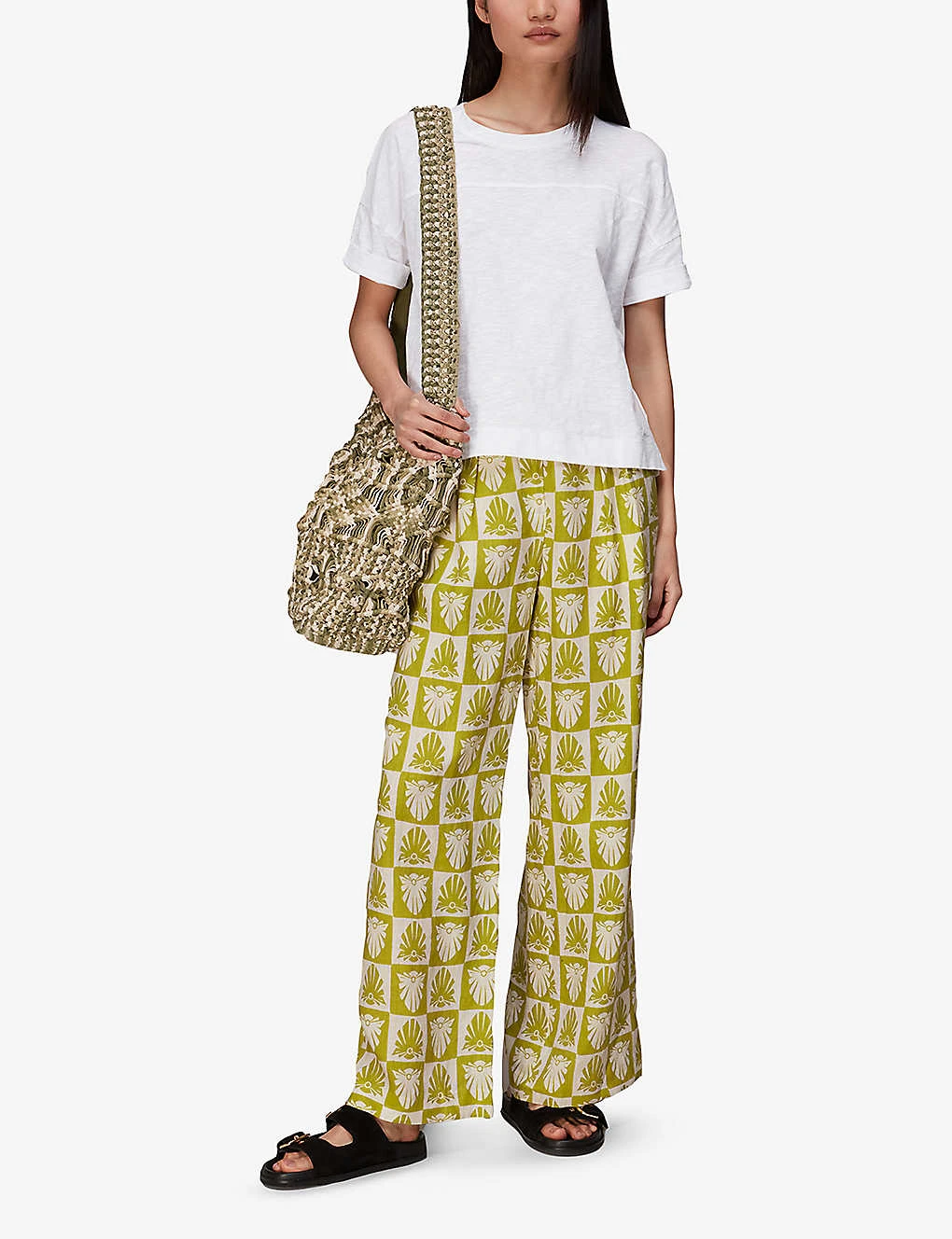 Whistles Olsen Scoop-neck Cotton-jersey T-shirt 2 Whistles Olsen Scoop-neck Cotton-jersey T-shirt - Image 2