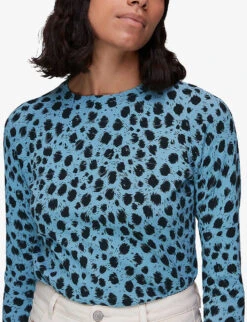 Whistles Dalmatian Spotted Cotton-knit Jumper 7 Whistles Dalmatian Spotted Cotton-knit Jumper -The Fashion Shop R03934124 MULTICOLOURED ALT02
