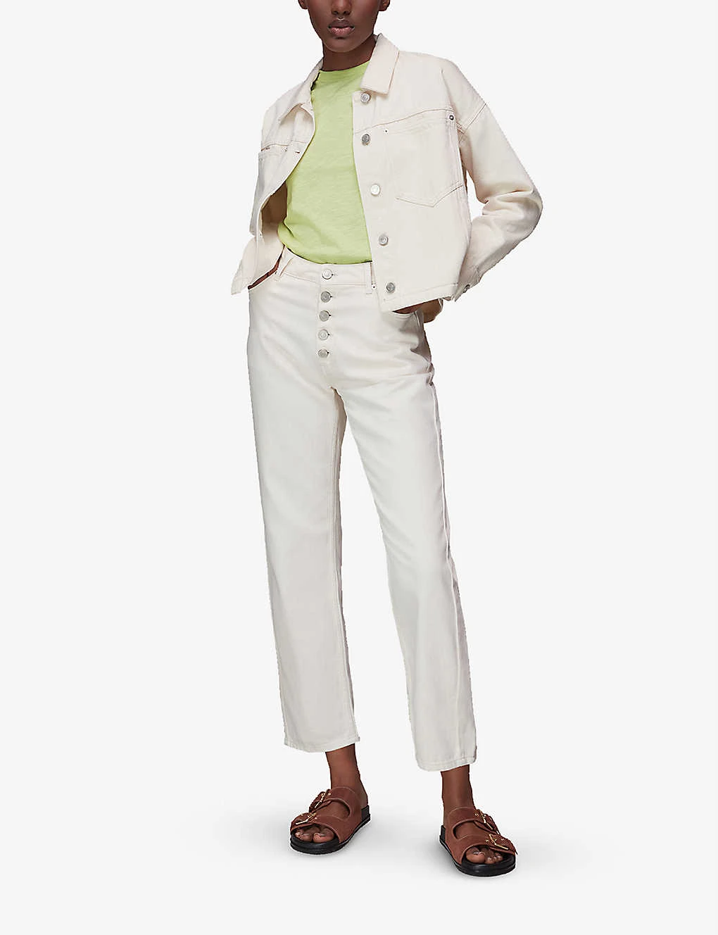 Whistles Emily Relaxed-fit Cotton T-shirt 2 Whistles Emily Relaxed-fit Cotton T-shirt - Image 2