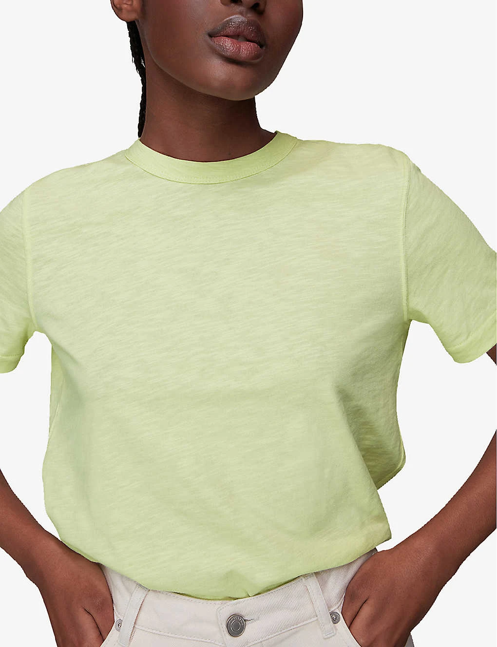 Whistles Emily Relaxed-fit Cotton T-shirt 3 Whistles Emily Relaxed-fit Cotton T-shirt - Image 3