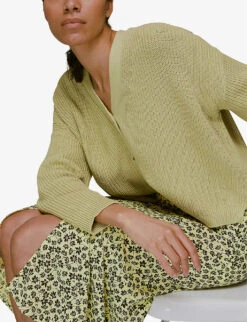 Whistles Buttercup Floral-print Woven Midi Skirt -The Fashion Shop R03938495 YELLOW ALT04