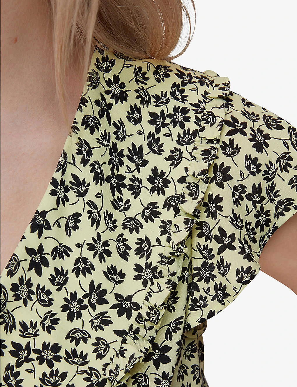 Whistles Buttercup Floral-print Oversized-collar Woven Top 5 Whistles Buttercup Floral-print Oversized-collar Woven Top - Image 5