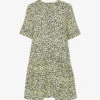 Whistles Floral-print Frill-collar Woven Dress