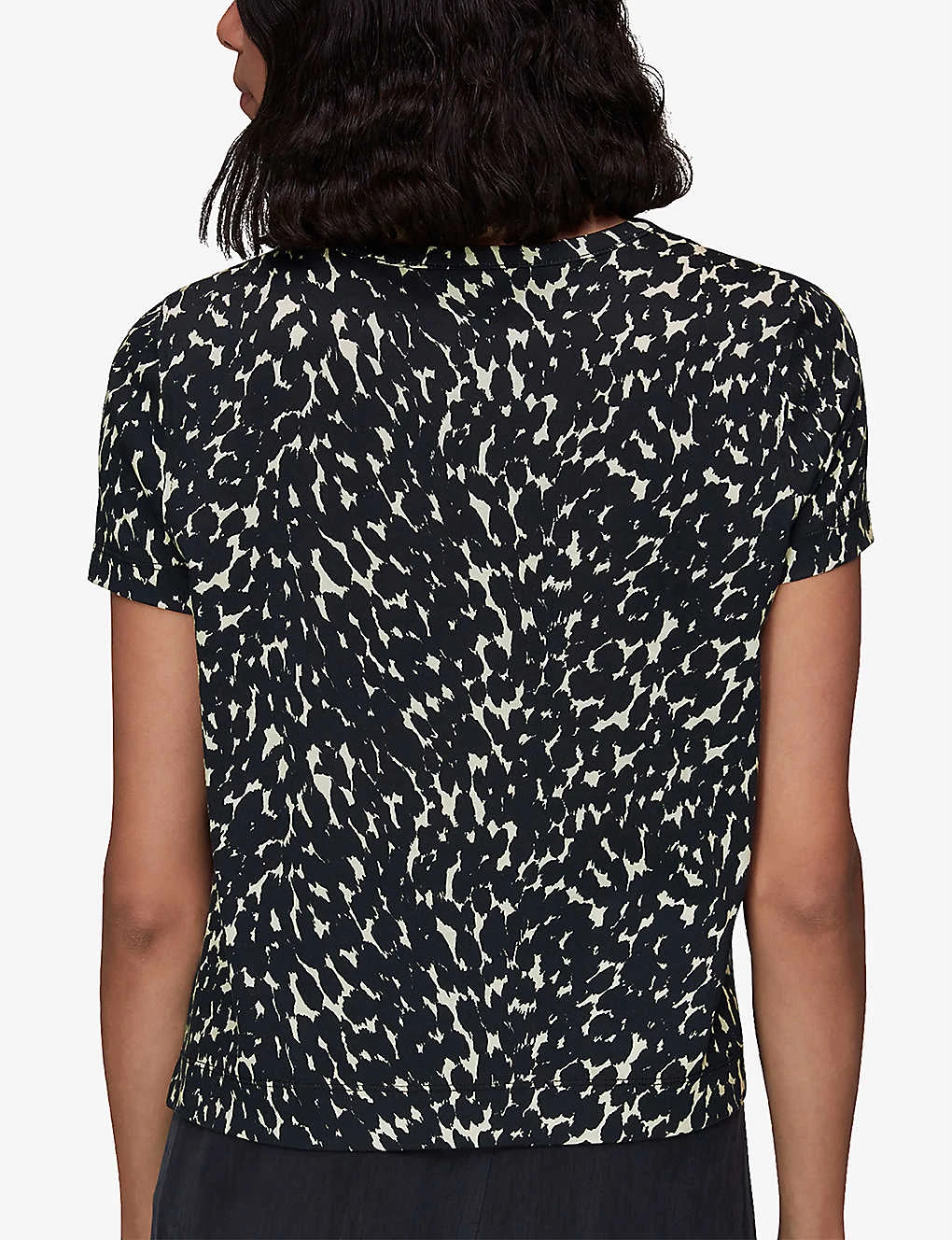 Whistles Sahara Leopard-print Woven T-shirt 4 Whistles Sahara Leopard-print Woven T-shirt - Image 4