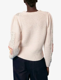 Whistles Patchwork Regular-fit Cotton Jumper 9 Whistles Patchwork Regular-fit Cotton Jumper -The Fashion Shop R03939553 MULTICOLOURED ALT03