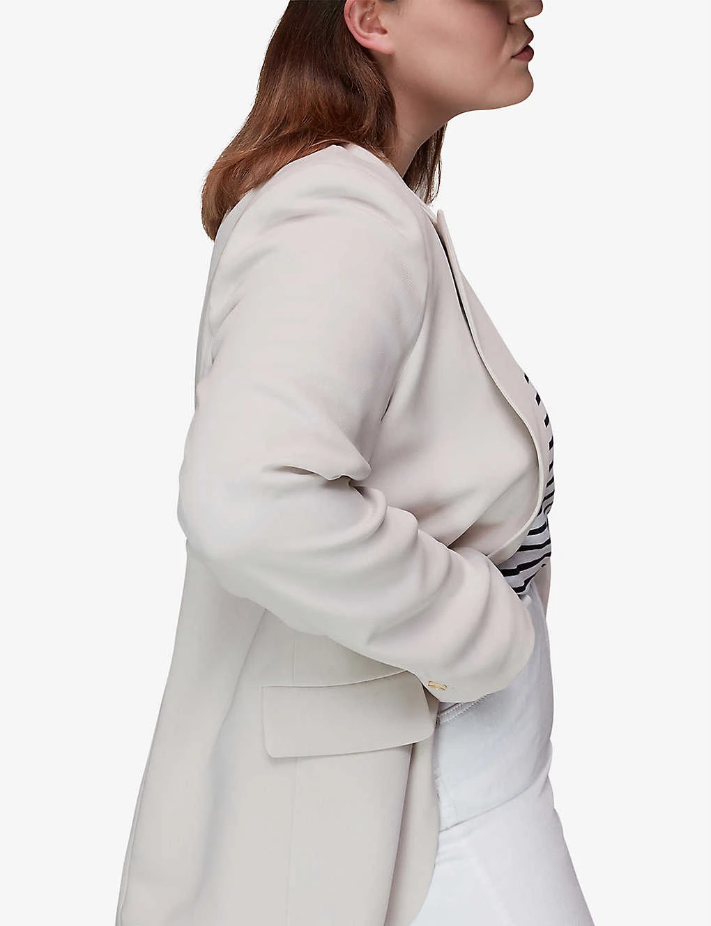 Whistles Boyfriend Relaxed-fit Recycled Polyester-blend Blazer 3 Whistles Boyfriend Relaxed-fit Recycled Polyester-blend Blazer - Image 3