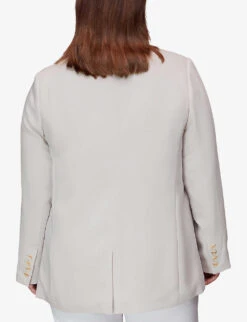 Whistles Boyfriend Relaxed-fit Recycled Polyester-blend Blazer 8 Whistles Boyfriend Relaxed-fit Recycled Polyester-blend Blazer -The Fashion Shop R03939565 CREAM ALT03