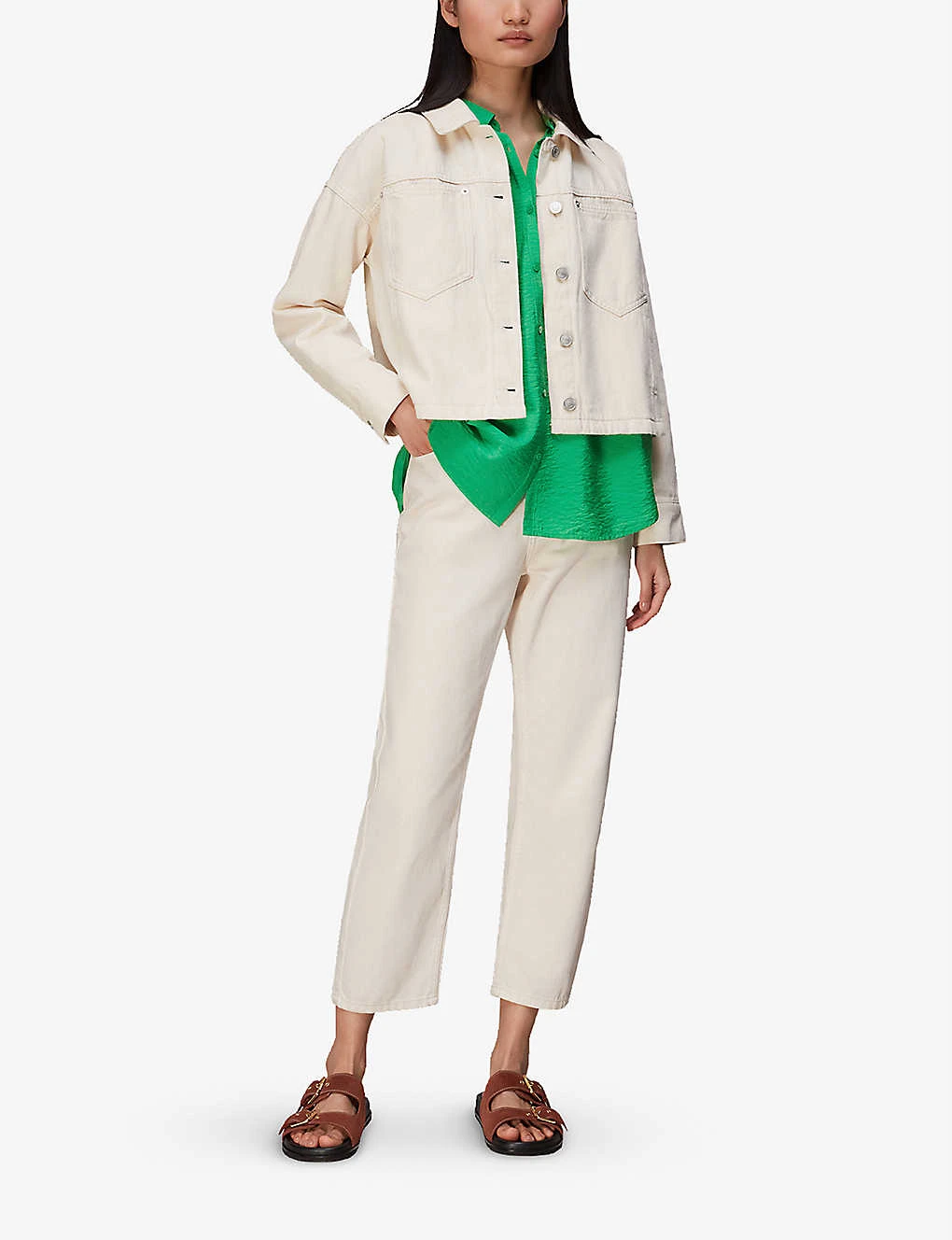 Whistles Nicola Relaxed-fit Crepe Blouse 2 Whistles Nicola Relaxed-fit Crepe Blouse - Image 2