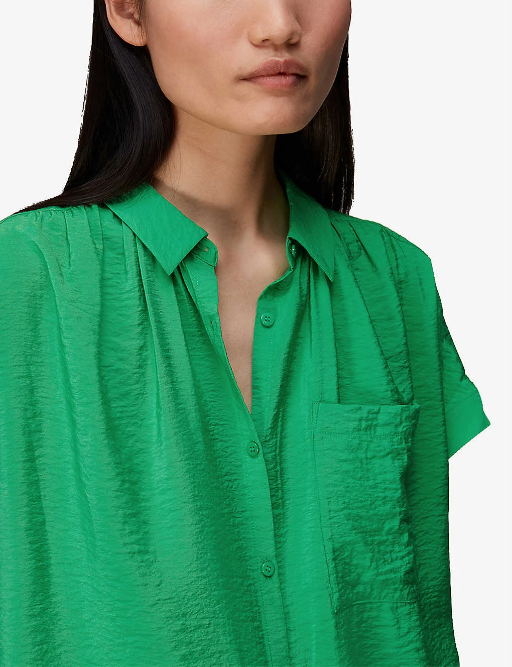 Whistles Nicola Relaxed-fit Crepe Blouse 3 Whistles Nicola Relaxed-fit Crepe Blouse - Image 3