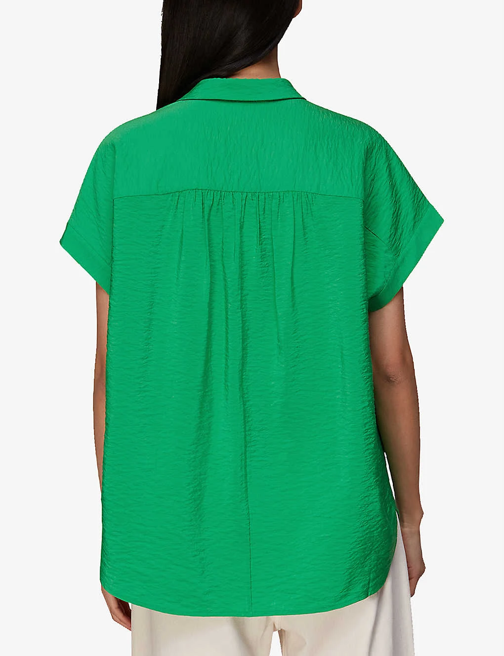 Whistles Nicola Relaxed-fit Crepe Blouse 4 Whistles Nicola Relaxed-fit Crepe Blouse - Image 4