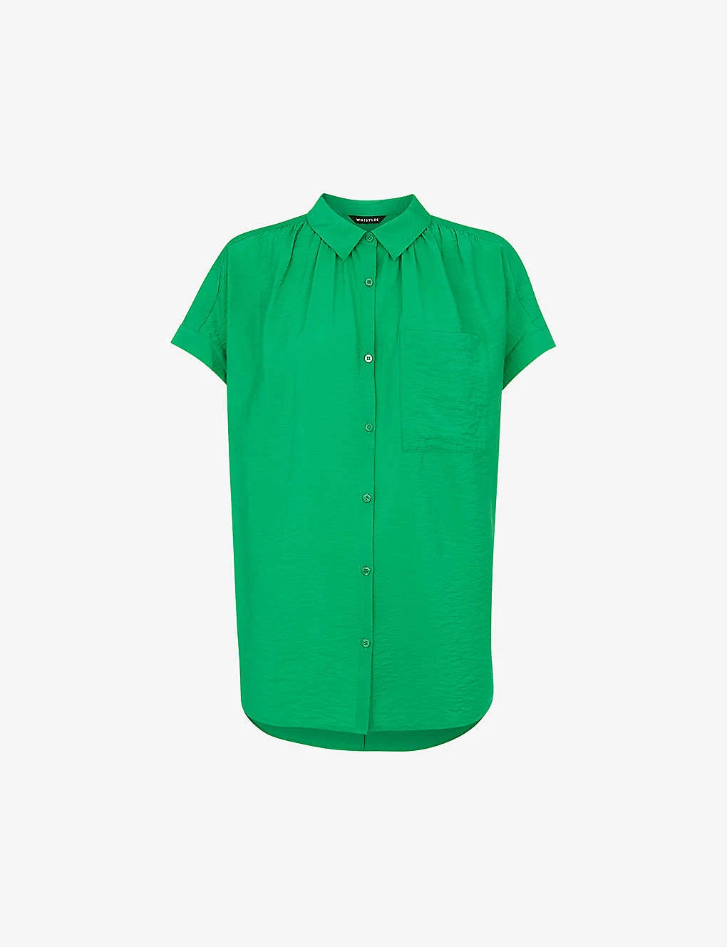 Whistles Nicola Relaxed-fit Crepe Blouse 1 Whistles Nicola Relaxed-fit Crepe Blouse