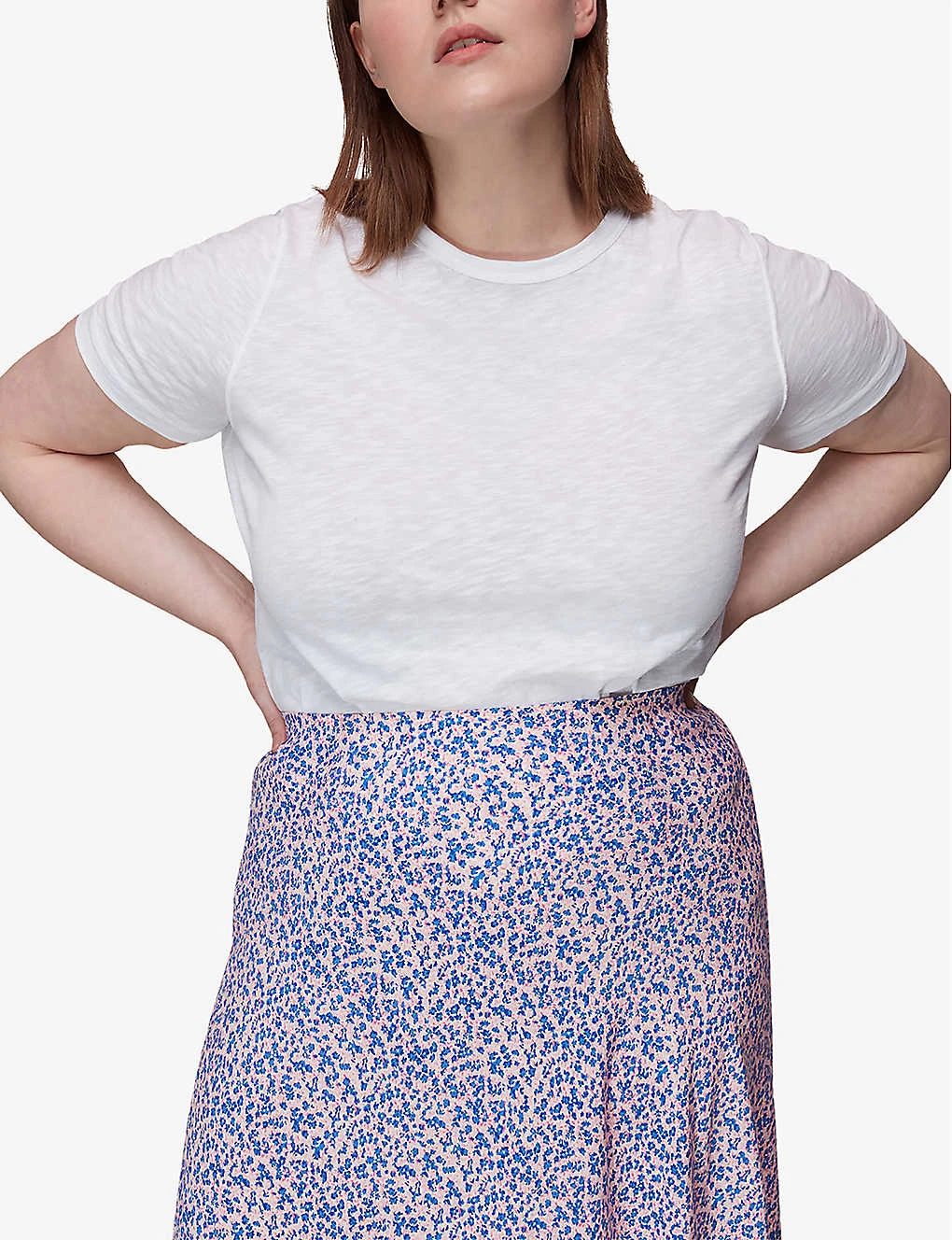 Whistles Floral-print Crepe Midi Skirt 3 Whistles Floral-print Crepe Midi Skirt - Image 3