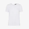 Whistles Matilda Broderie-anglaise Organic-cotton T-shirt