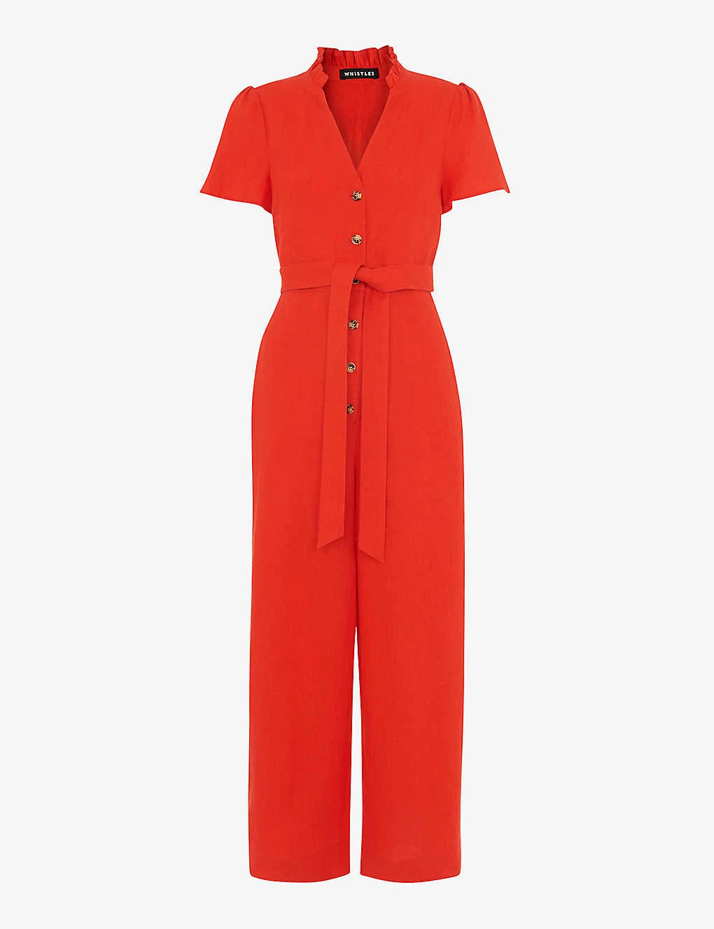 Whistles Emmie Relaxed-fit Linen Jumpsuit 1 Whistles Emmie Relaxed-fit Linen Jumpsuit