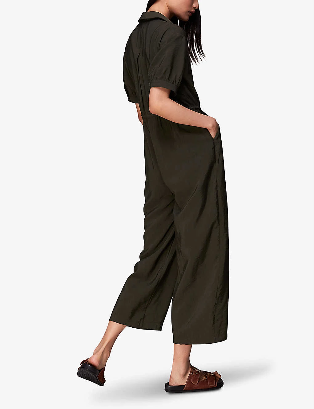 Whistles Jenny Relaxed Woven Jumpsuit 4 Whistles Jenny Relaxed Woven Jumpsuit - Image 4