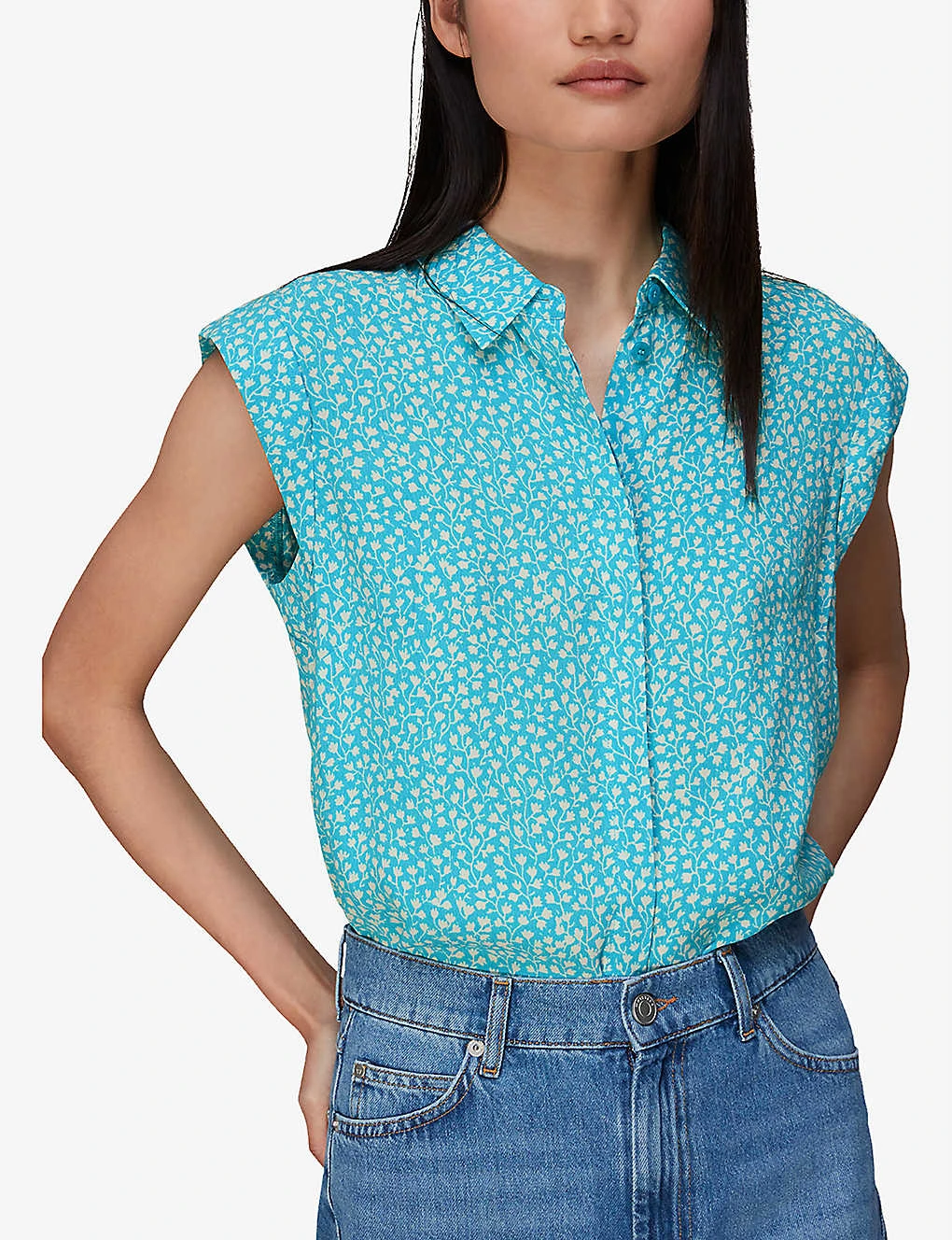 Whistles Flowerpod Printed Woven Short 3 Whistles Flowerpod Printed Woven Short - Image 3