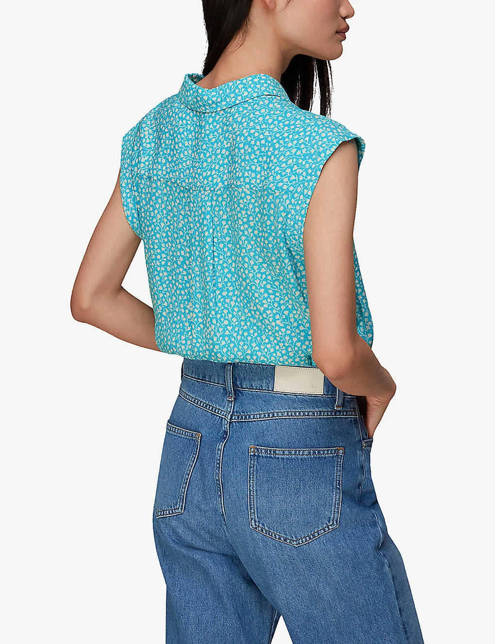 Whistles Flowerpod Printed Woven Short 4 Whistles Flowerpod Printed Woven Short - Image 4