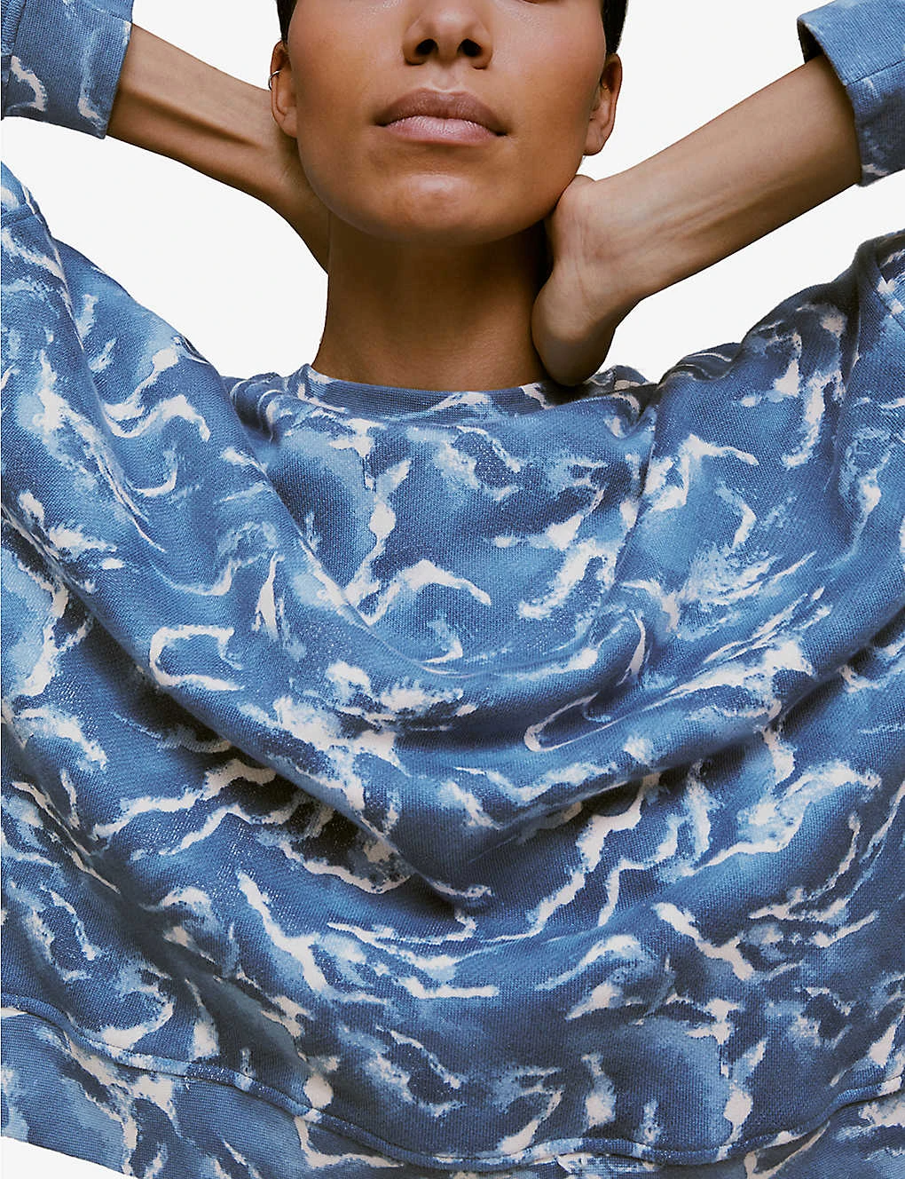 Whistles Zebra-print Oversized Cotton Sweatshirt 5 Whistles Zebra-print Oversized Cotton Sweatshirt - Image 5