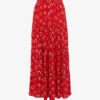 Whistles Tie-dye Tiered Woven Midi Skirt