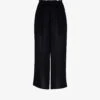 Whistles Imogen Elasticated-waist Relaxed-fit Wide-leg High-rise Woven Trousers