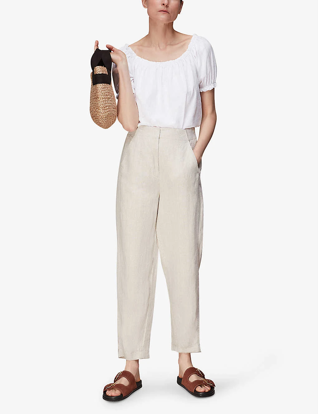 Whistles Ruffled Cotton Top 2 Whistles Ruffled Cotton Top - Image 2