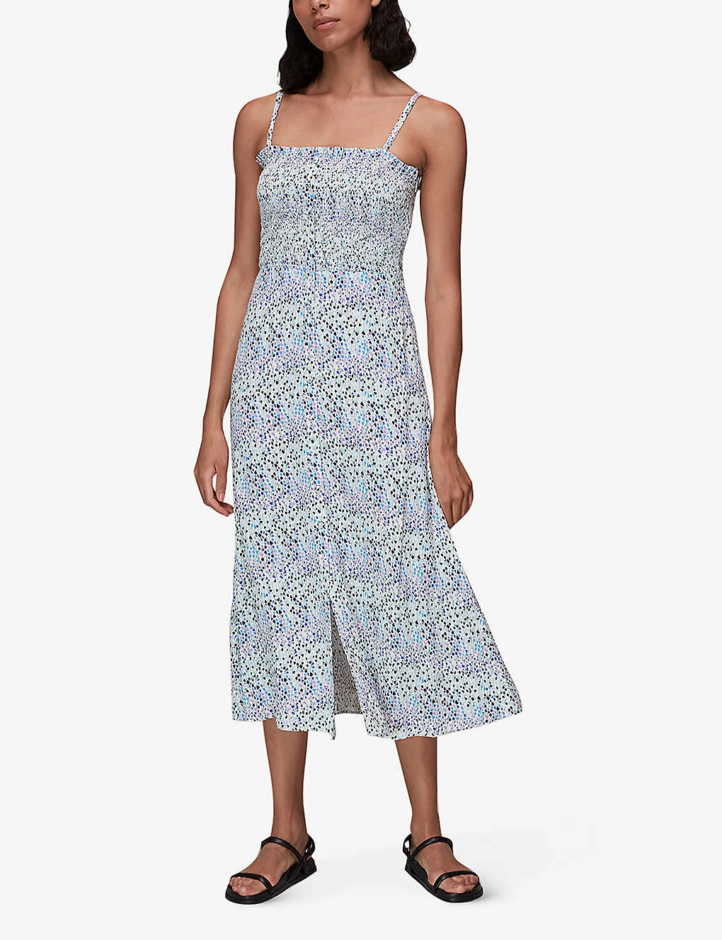 Whistles Gracia Floral-print Woven Midi Dress 2 Whistles Gracia Floral-print Woven Midi Dress - Image 2