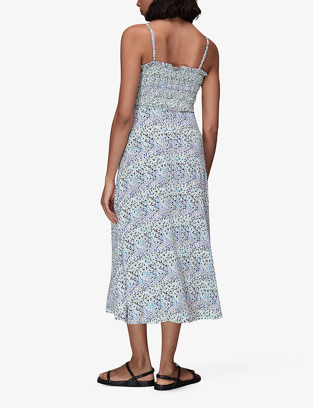 Whistles Gracia Floral-print Woven Midi Dress 4 Whistles Gracia Floral-print Woven Midi Dress - Image 4