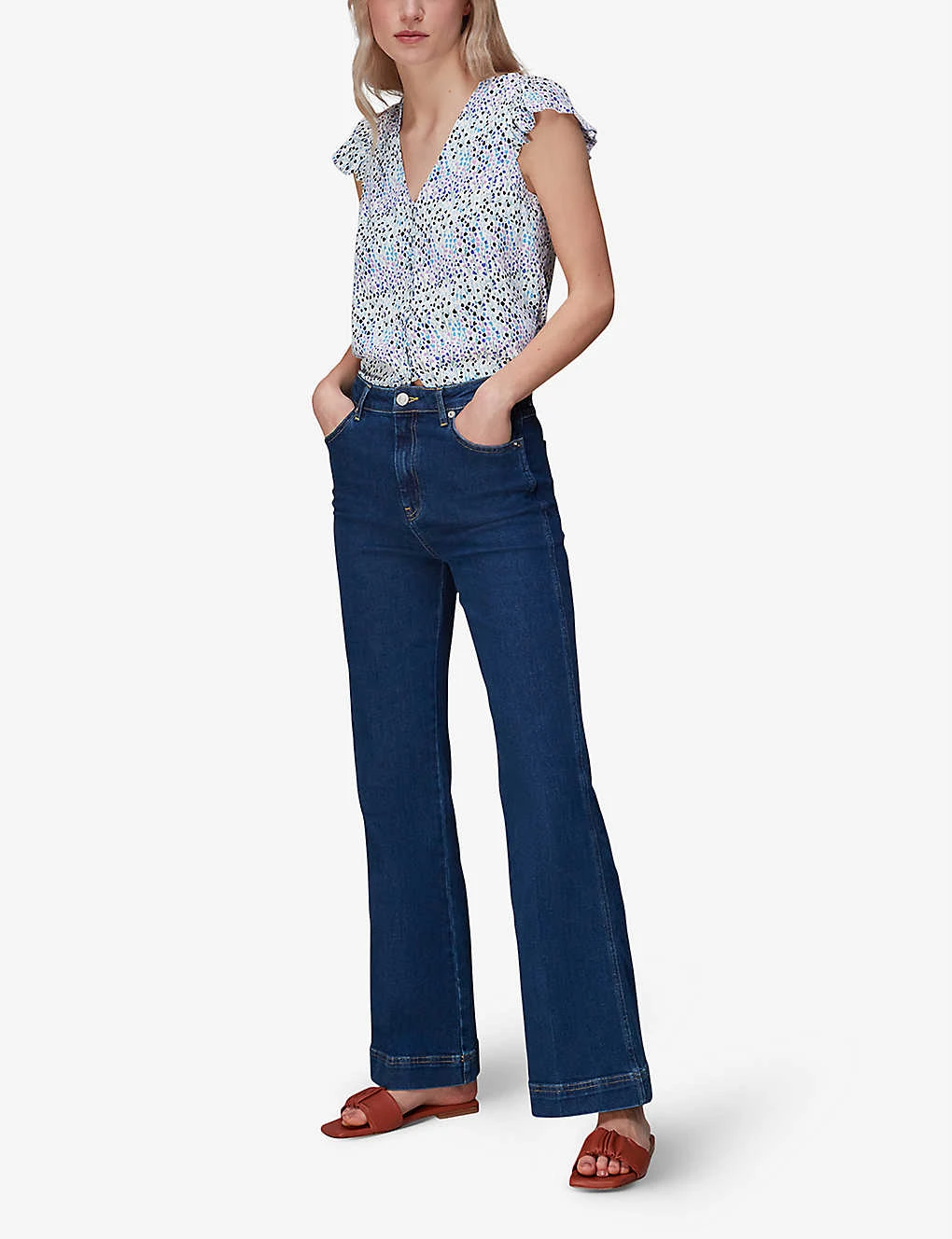 Whistles Tulip Floral-print Woven Blouse 2 Whistles Tulip Floral-print Woven Blouse - Image 2