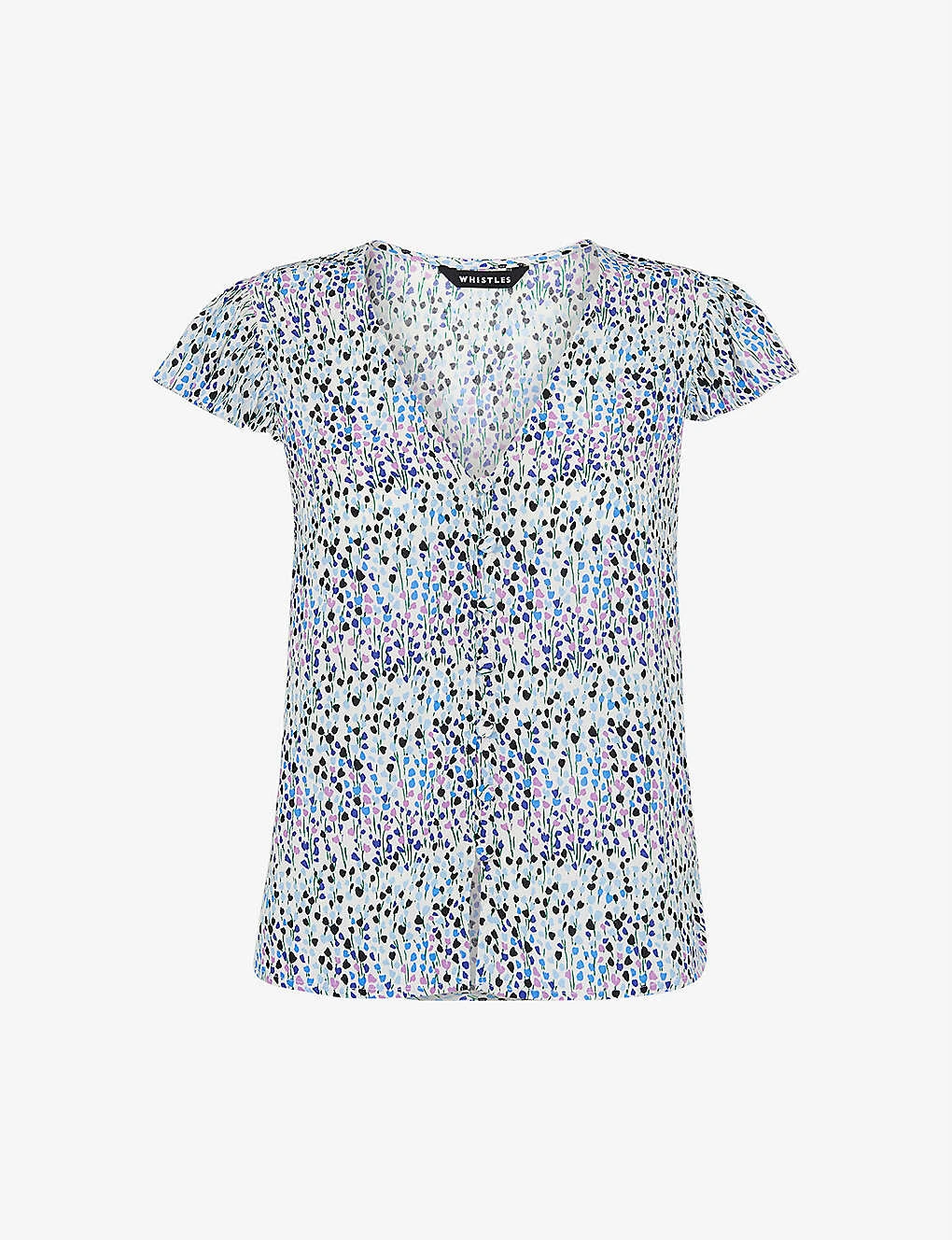 Whistles Tulip Floral-print Woven Blouse 1 Whistles Tulip Floral-print Woven Blouse
