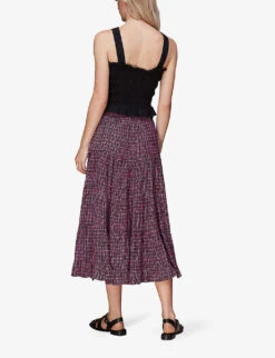 Whistles Twist Polka-dot Woven Midi Skirt 8 Whistles Twist Polka-dot Woven Midi Skirt -The Fashion Shop R03959800 MULTICOLOURED ALT03