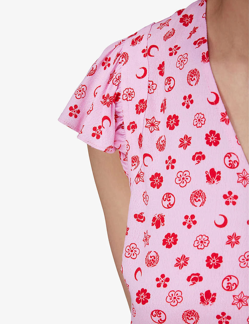 Whistles Moon Pattern Woven Shirt 6 Whistles Moon Pattern Woven Shirt - Image 6